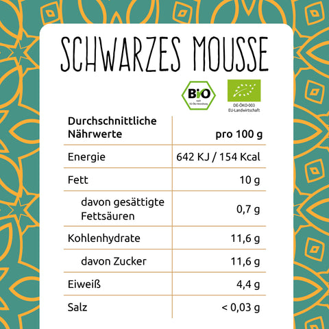 Nährwerte Schwarzer Bio-Knoblauch Mousse (fermentiert)