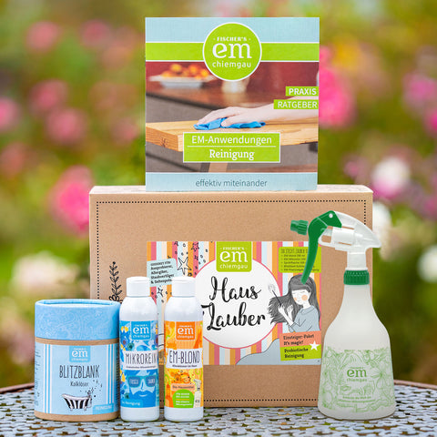 Hauszauber Einsteiger Set von EM-Chiemgau für die probiotische Reinigung 