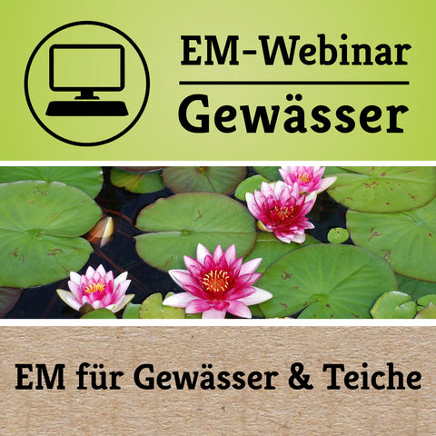 Kostenloses Webinar: EM für Gewässer & Teiche am 18.03.2025