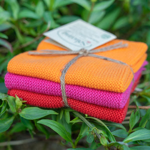 frohe Farben-Kombi Baumwolltuch Set