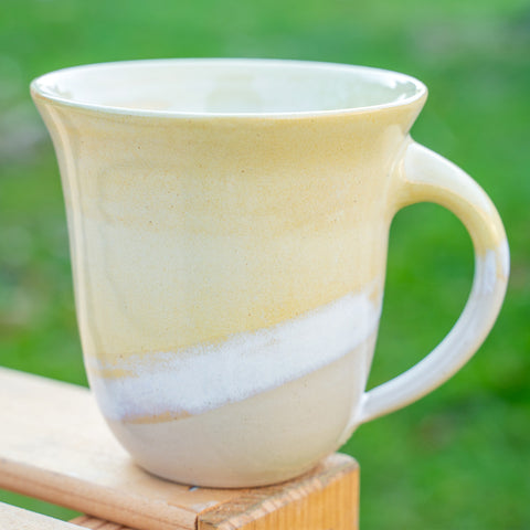 EM Keramik Tasse gelb 0,3 L Steinzeug gelb crema