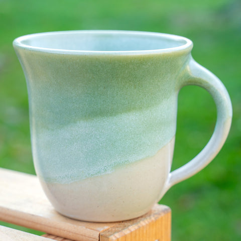 EM Keramik Tasse 0,3 L Steinzeug grün crema