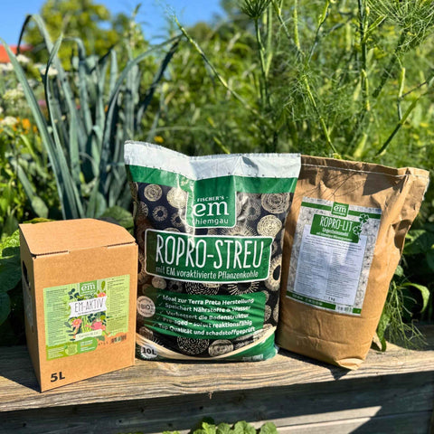 Terra Preta Set für die Herstellung fruchtbarer Schwarzerde