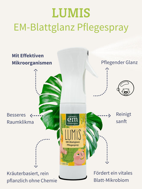 Lumis EM-Blattglanz Pflegespray