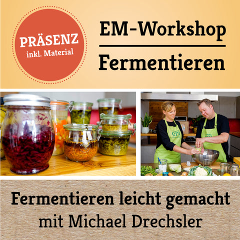 Workshop - Gemüse fermentieren am 29.10.2024 inkl. Fermentier-Set