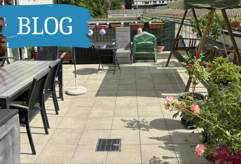 saubere terrasse nach der reinigung