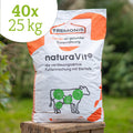naturaVit® Lebendhefe 5511 - Ergänzungsfuttermittel für Wiederkäuer 40 x 25kg Säcke auf Palette