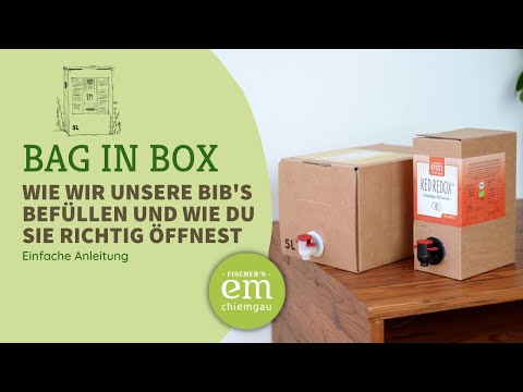 Video über die Bag in Box Verpackungen von EM-Chiemgau