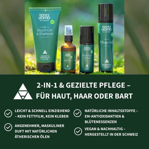 EMsana terra uomo Bart-Öl, 50 ml