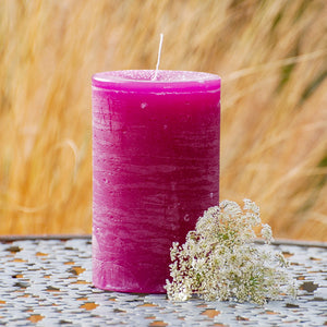 Magenta, Stumpenkerze