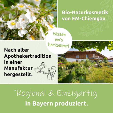 Creme Spirit Linda Marie Probiotique Bio-Naturkosmetik EM-Chiemgau regional in Bayern produziert