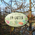 EM-Garten Gartenschild EM-Chiemgau