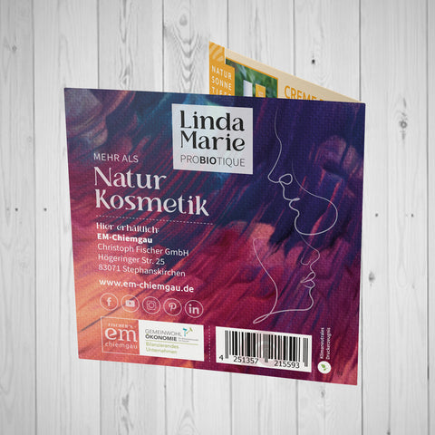 Folder Linda Marie PROBIOTIQUE Naturkosmetik Rückseite - EM-Chiemgau