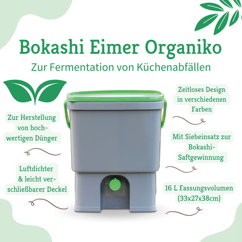 Bokashi Eimer Organiko – Fischer's EM-Chiemgau Online-Shop