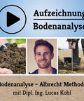 Shop-Tickte für die Aufzeichnung Bodenanalyse nach der Albrecht Methode mit Lucas Kohl