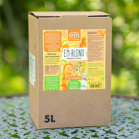 EM-blond Alleskönner im Haushalt von EM-Chiemgau im 5 Liter Bag-in-Box System