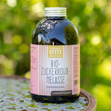 Bio-Zuckerrohrmelasse von EM-Chiemgau in der 1 Liter Flasche